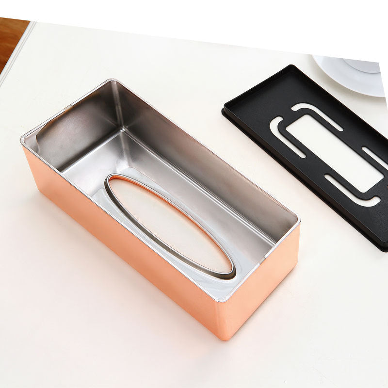 Luxury Tissue Dispenser — Rose Gold Finish | Home Decor